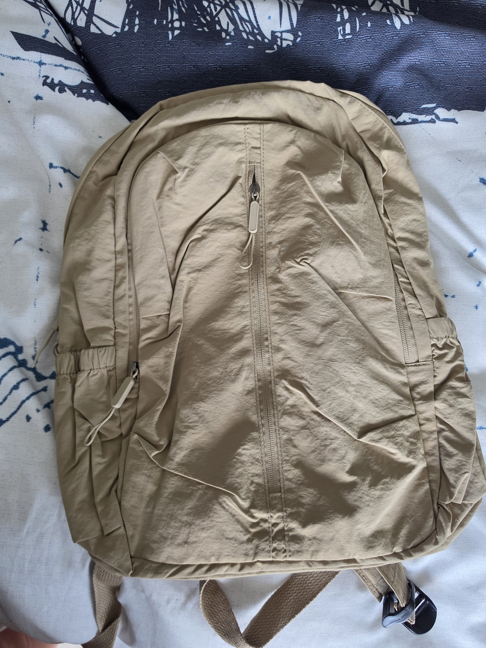Khaki Very Thin Lightweight  Backpack
